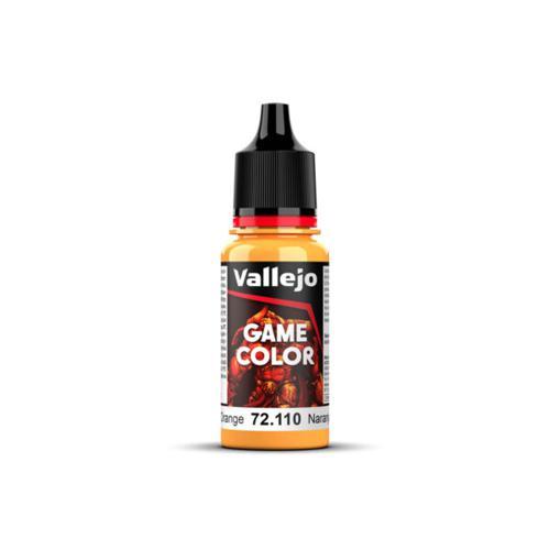 VAL72110 GAME COLOUR SUNSET ORANGE 18ML