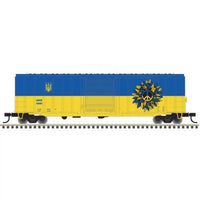 ATL50006268 ACF 50'6" BOXCAR  UKRAINE RELIEF