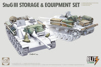 TAK8018 1/35 STUG III STORAGE & EQUIPMENT SET