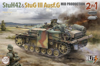 TAK8017 BLITZ 1/35 STUH42 & STUG 111 AUSF.G MID