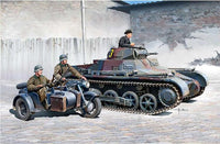 ACA13556 1/35 PANZER I AUSF B W/MOTORCYCLE