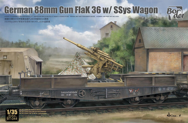 BT044 1/35 GERMAN 88 FLAK W/SSyS WAGON