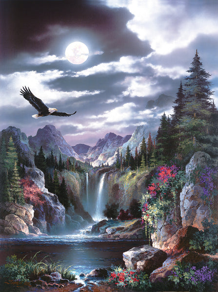 SUN18048 MOONLIT EAGLE 1000 PC