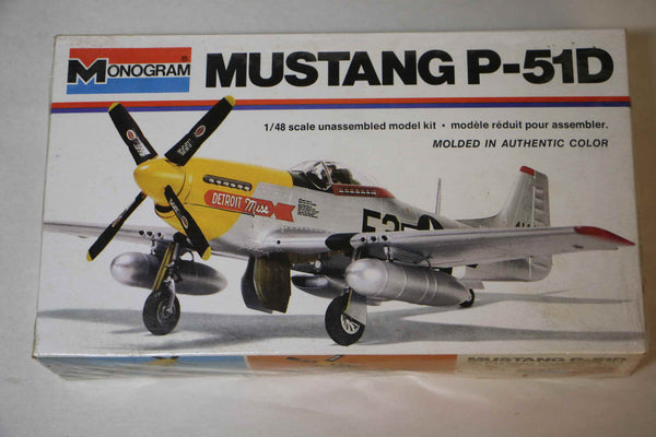 MONOGRAM 5101 1/48 P-51D MUSTANG (1977)