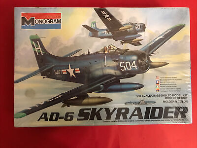 MONOGRAM 5429 1/48 AD-6 SKYRAIDER  (1983)