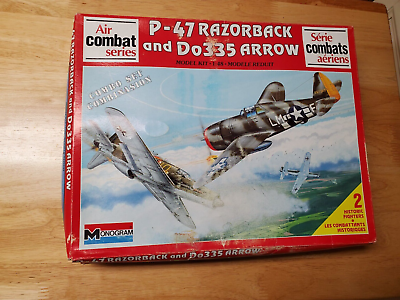 MONOGRAM 6048 1/48 P-47 RAZORBACK & DO335 ARROW (1987)