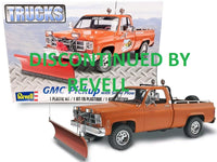 REV7222 1/25 GMC PICKUP W/SNOW PLOW