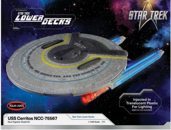 POL1002 Polar Lights 1/1400 Star Trek USS Cerritos NCC75567 Model Kit PLL1002