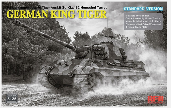 RFM5125 1/35 GERMAN KING TIGER STANDARD VERSION