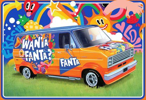 AMT1471 1/25 1977 FORD FANTASY VAN