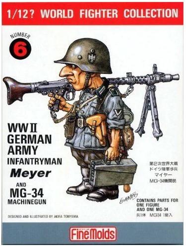 FMFT6 1/12 WW2 GERMAN INFANTRYMAN (TOON)