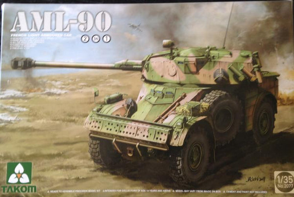 TAK2077 1/35 AML-90 FRENCH LIGHT ARMOURED CAR