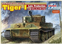 DRA6383 1/35 TIGER 1 AUSF E LATE PRODUCTION W/ZIMMERIT